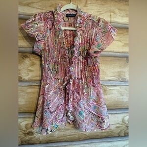 Elementz Pink Paisley Blouse